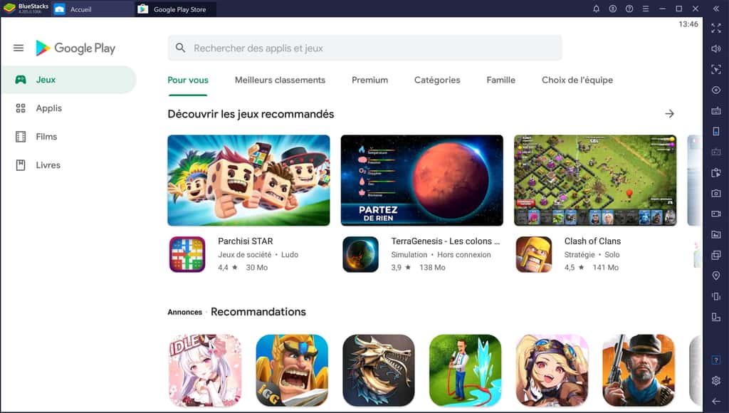 Comment utiliser Android sous Windows 10 avec Bluestacks